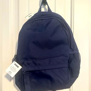 PINK Victoria’s Secret Ivy Classic Canvas Navy Backpack